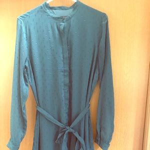 Banana Republic Emerald shirt dress